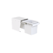 Compact Bin Storage - 1 x 15 Litre Bucket Floor Mounted - Handle Pull gallery detail image