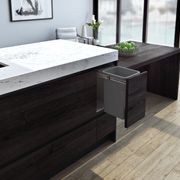 Compact Bin Storage - 1 x 20 Litre Bucket - Cinder - Door Pull gallery detail image