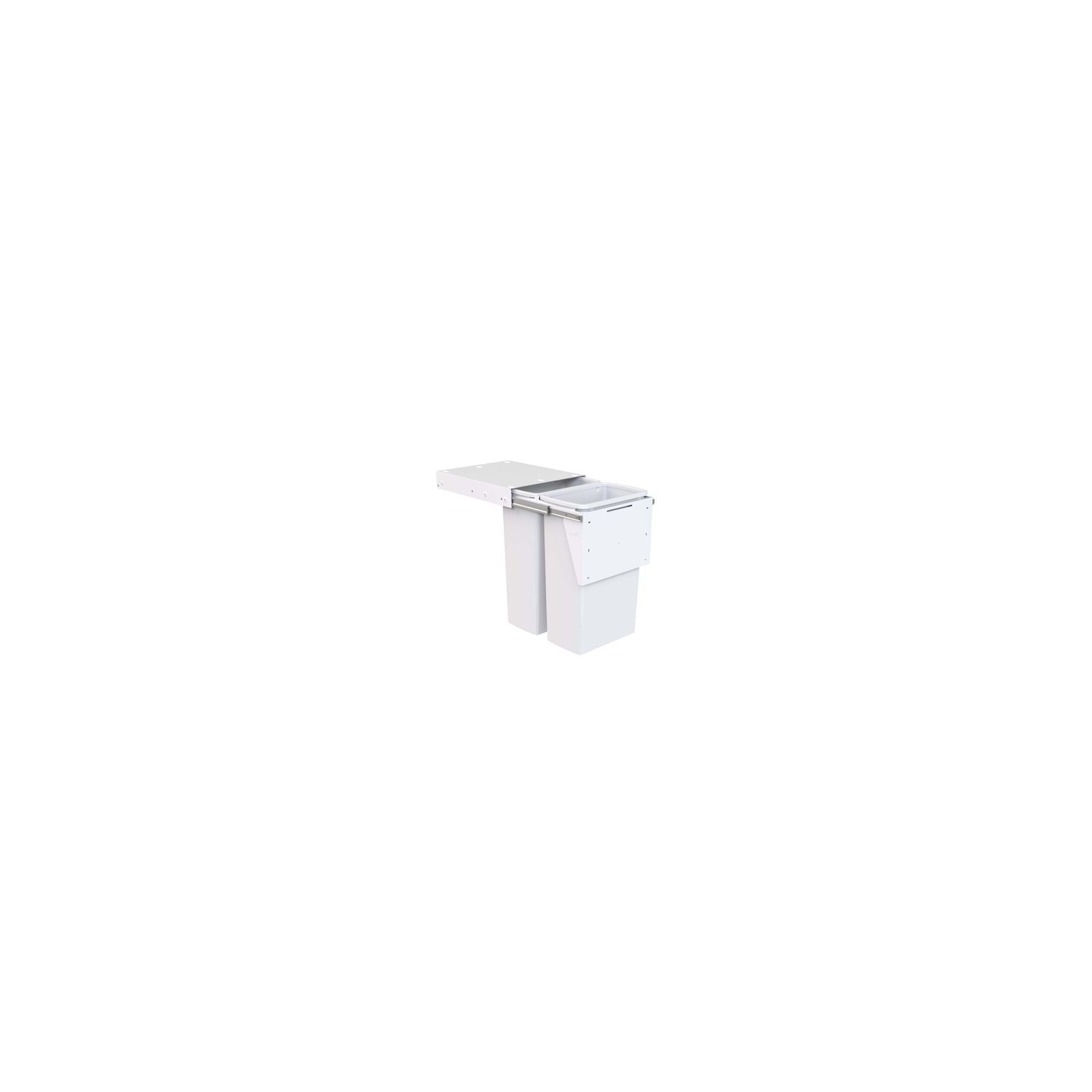 Compact Bin Storage - 2 x 40 Litre Bucket - Door Pull gallery detail image