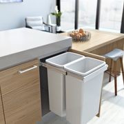 Compact Bin Storage - 2 x 40 Litre Bucket - Handle Pull gallery detail image