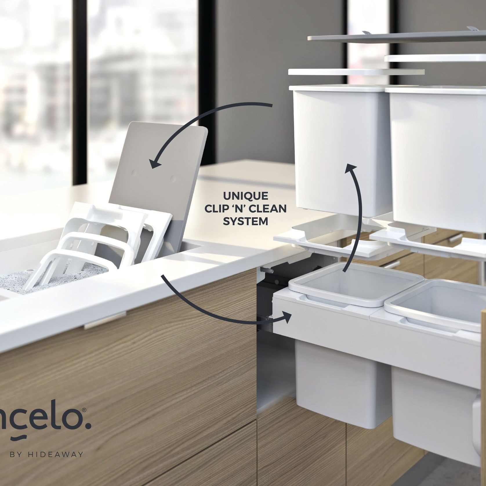 Concelo - 2 x 35L Bucket - White gallery detail image