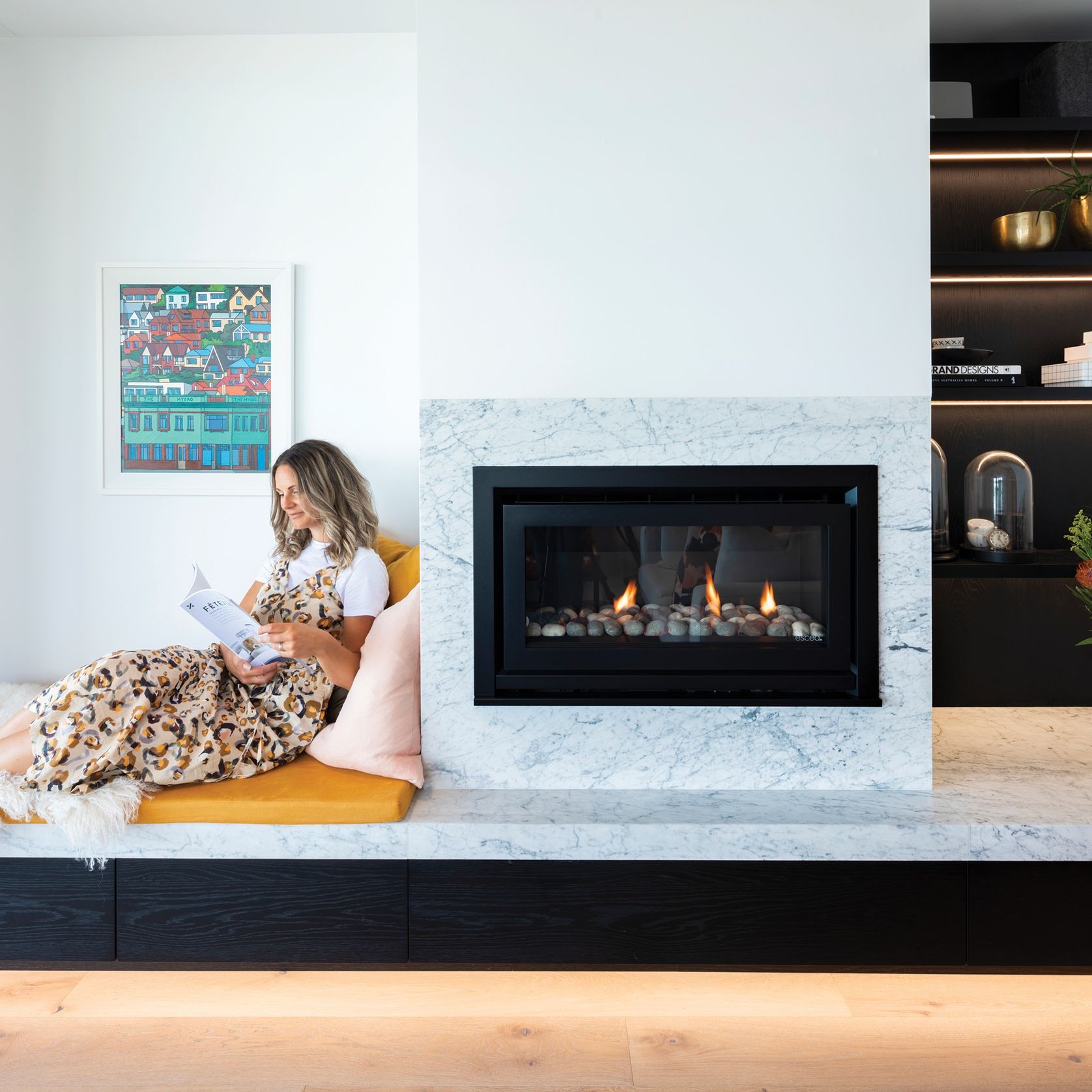 Escea DL850 High Output Gas Fireplace gallery detail image