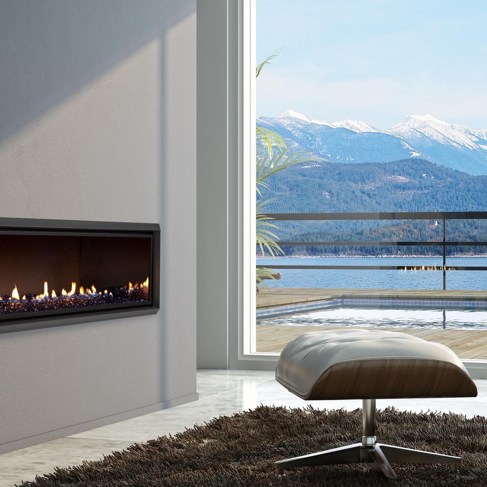 Escea DX1500 Multiroom Gas Fireplace
 gallery detail image