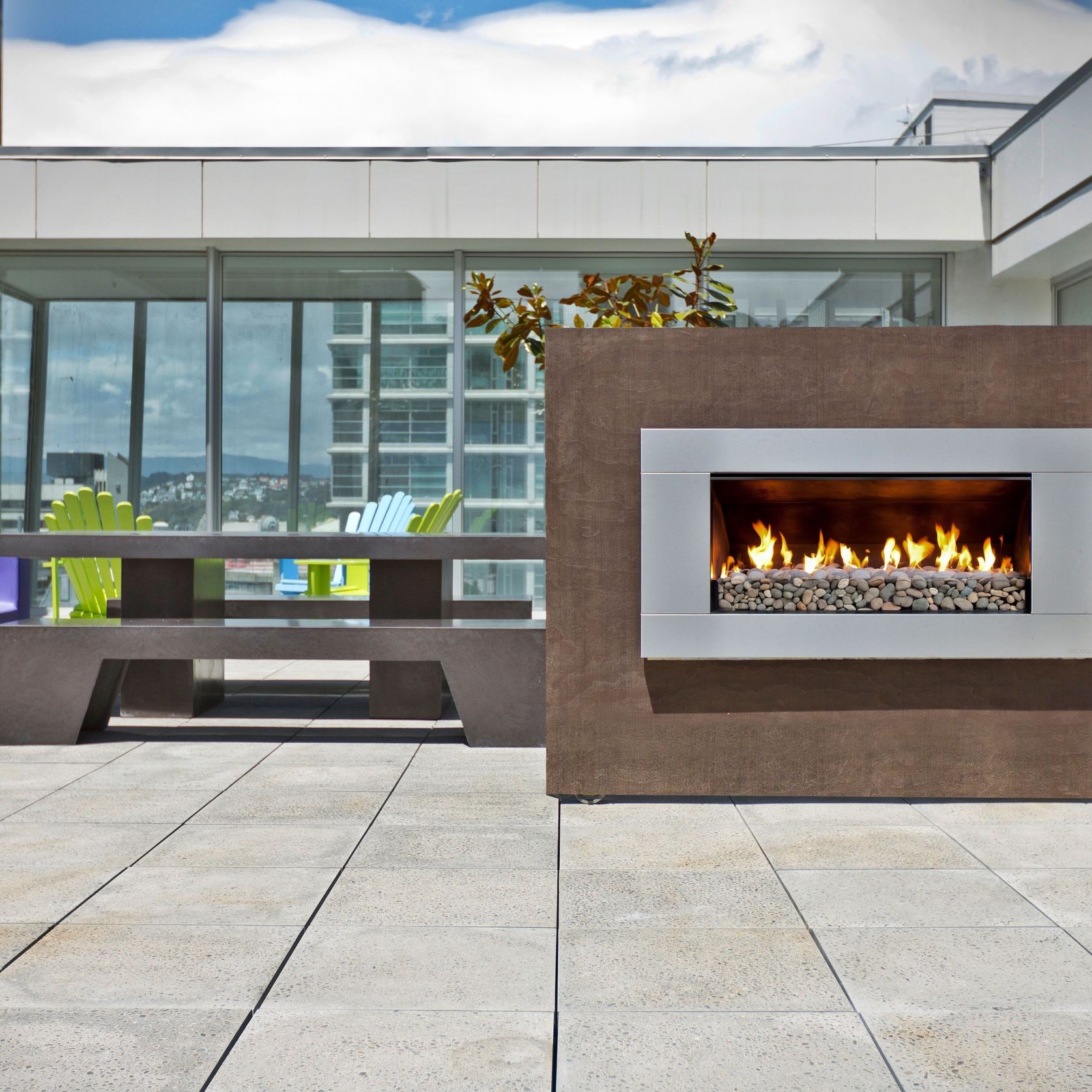 Escea EF5000 Outdoor Gas Fireplace gallery detail image