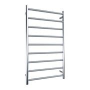 Evoke 9-Bar Heated Towel Rail in Chrome gallery detail image
