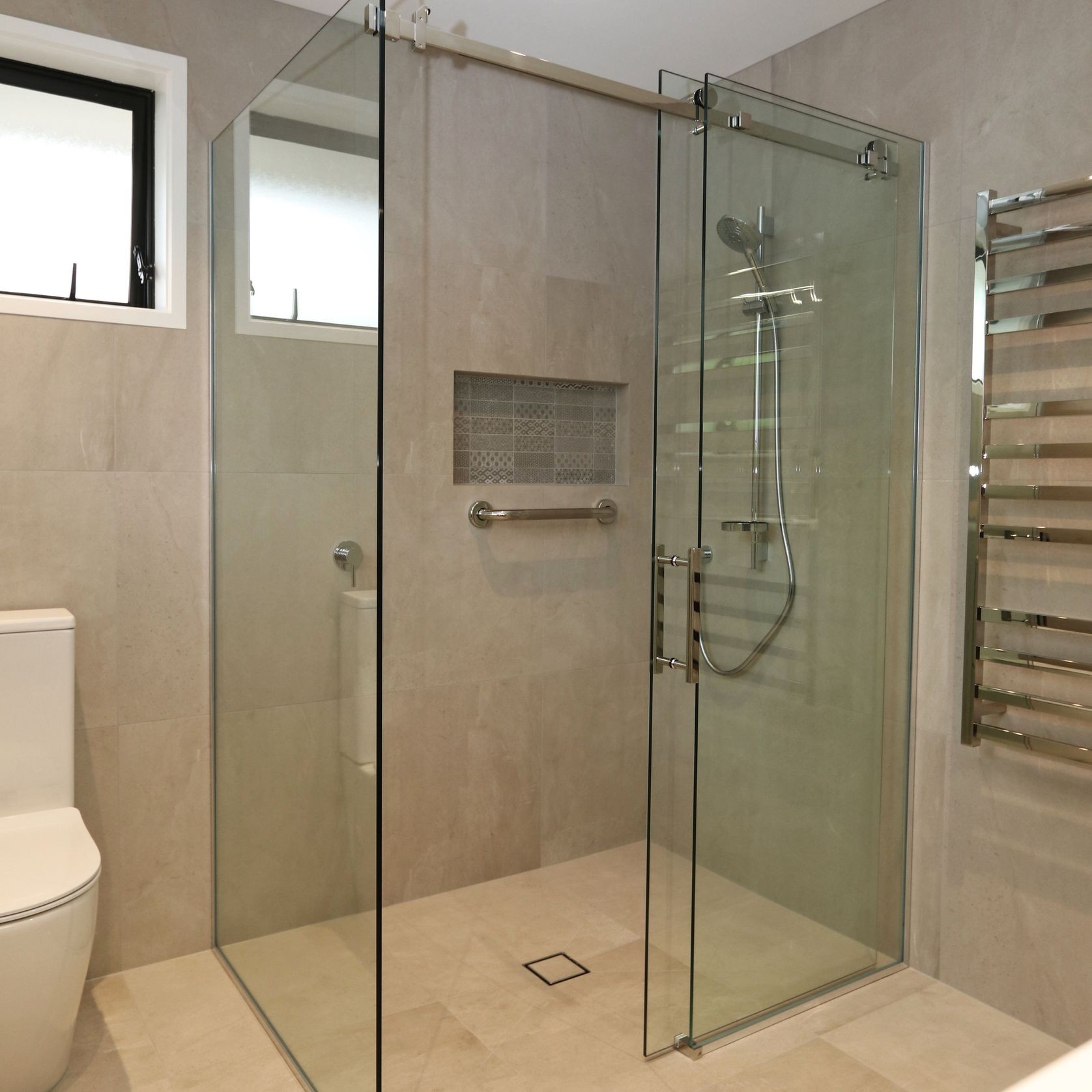 Code Square Heated Towel Ladders gallery detail image