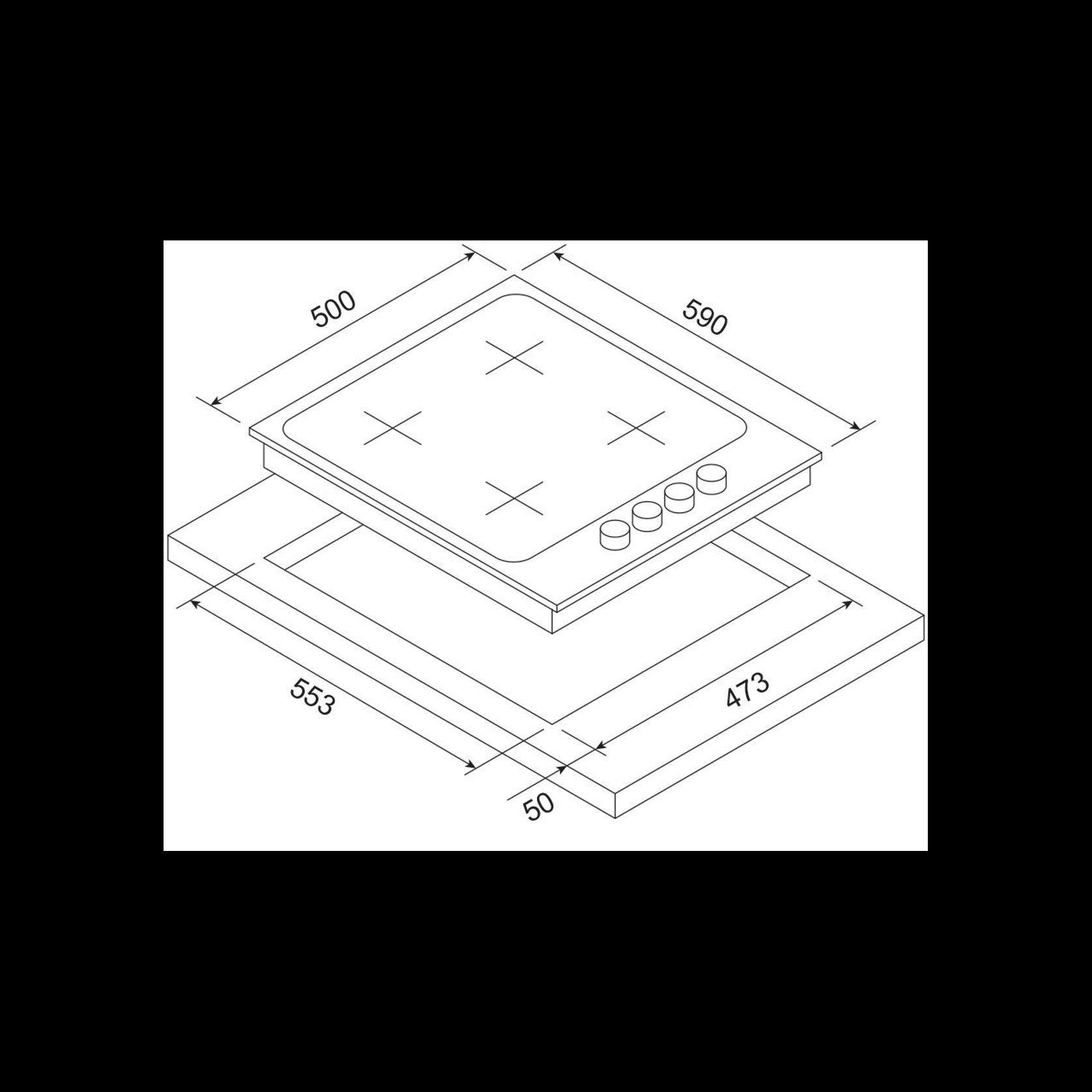 Kleenmaid Gas Cooktop 60cm gallery detail image
