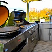 Grandfire Kamado - Integrated with SS Cart Grill gallery detail image