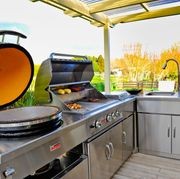 Grandfire Kamado - Integrated with SS Cart Grill gallery detail image