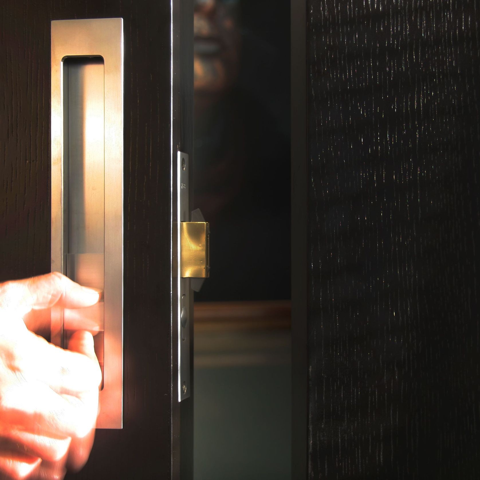 HB1650 Offset Flush Pull Lock for Sliding Doors gallery detail image