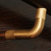 HB580 Knurled Solid Bronze StairRail Bracket | Handrail gallery detail image