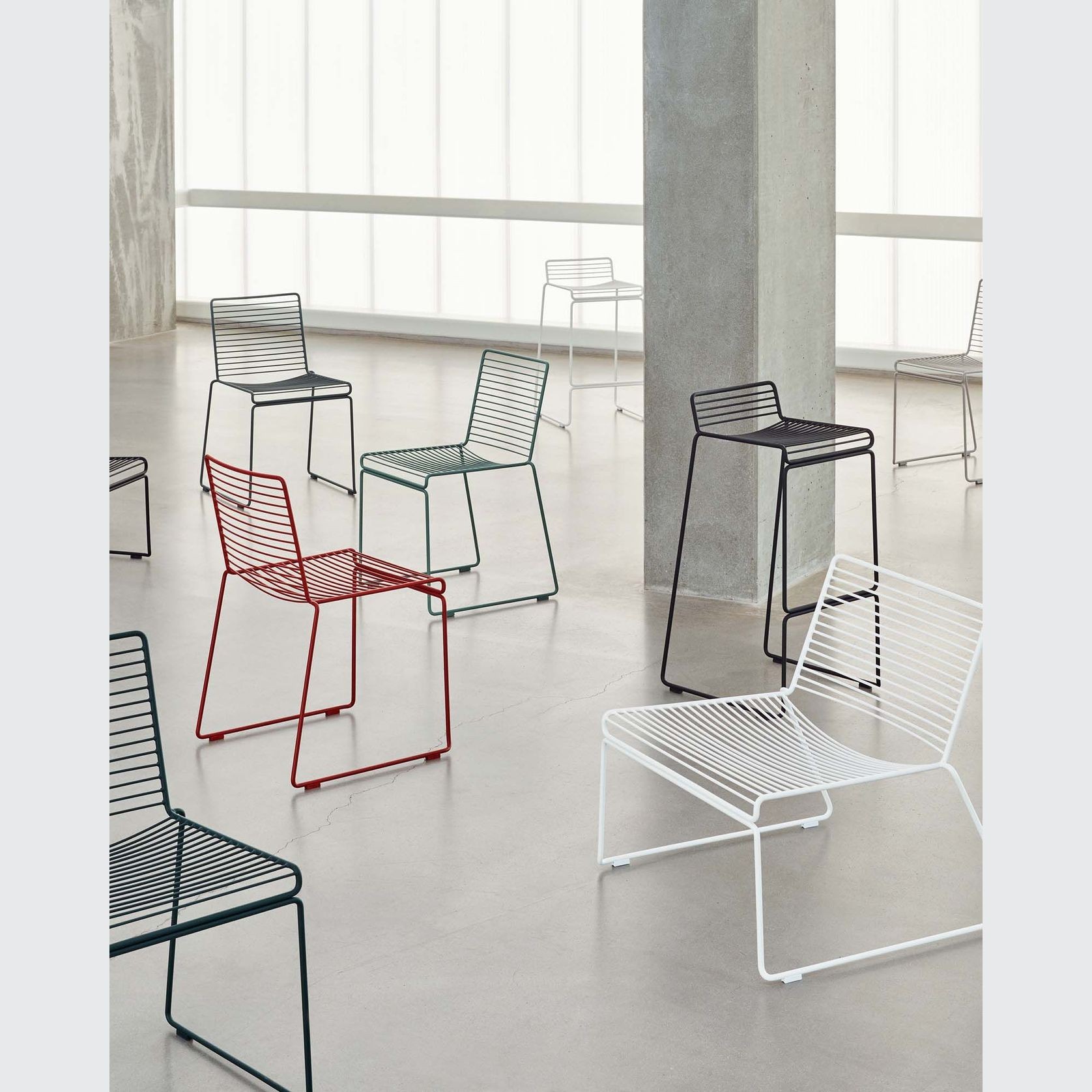 Hee Outdoor Lounge Chair by HAY gallery detail image