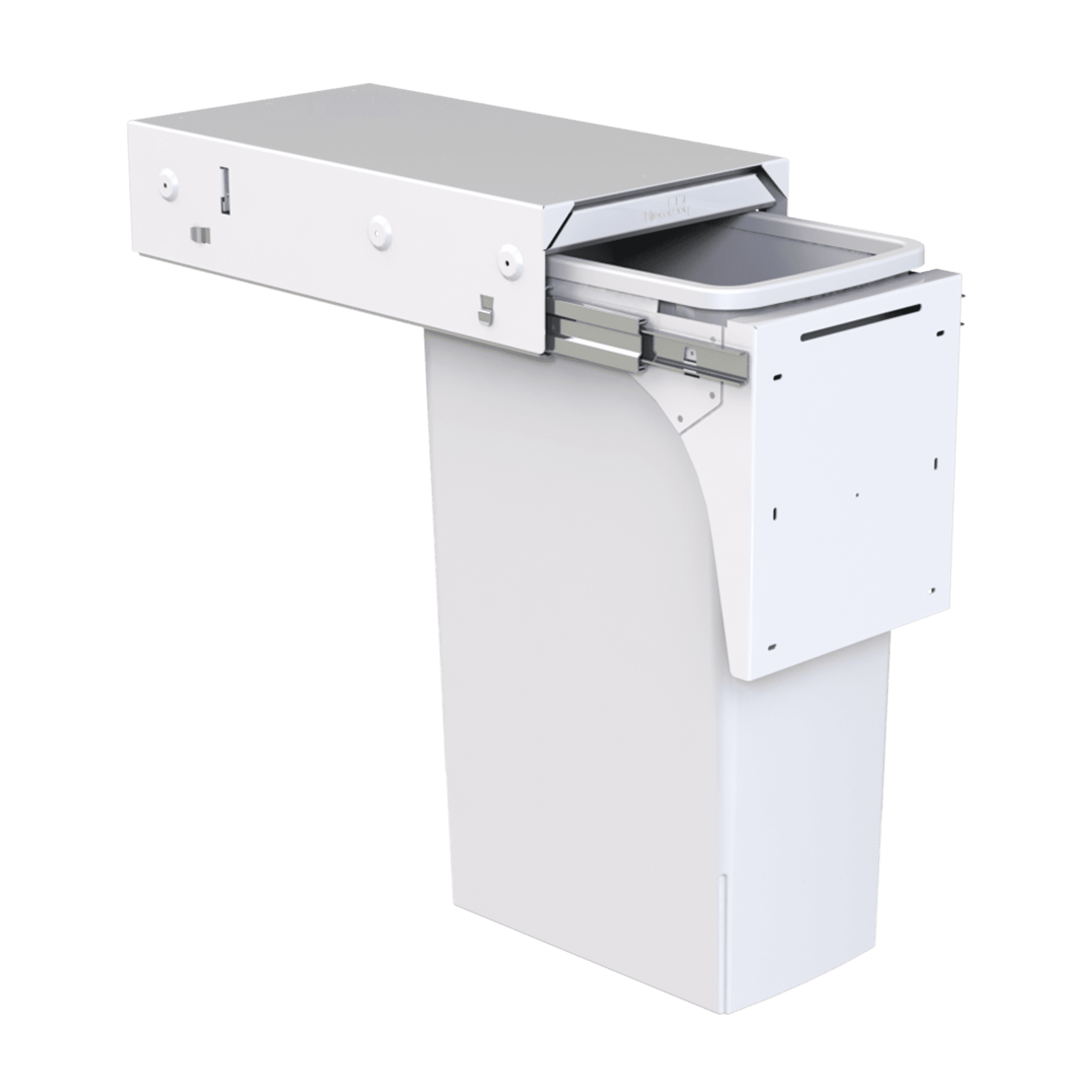Soft Close Bin Storage - 1 x 40 litre buckets - Door Pull gallery detail image