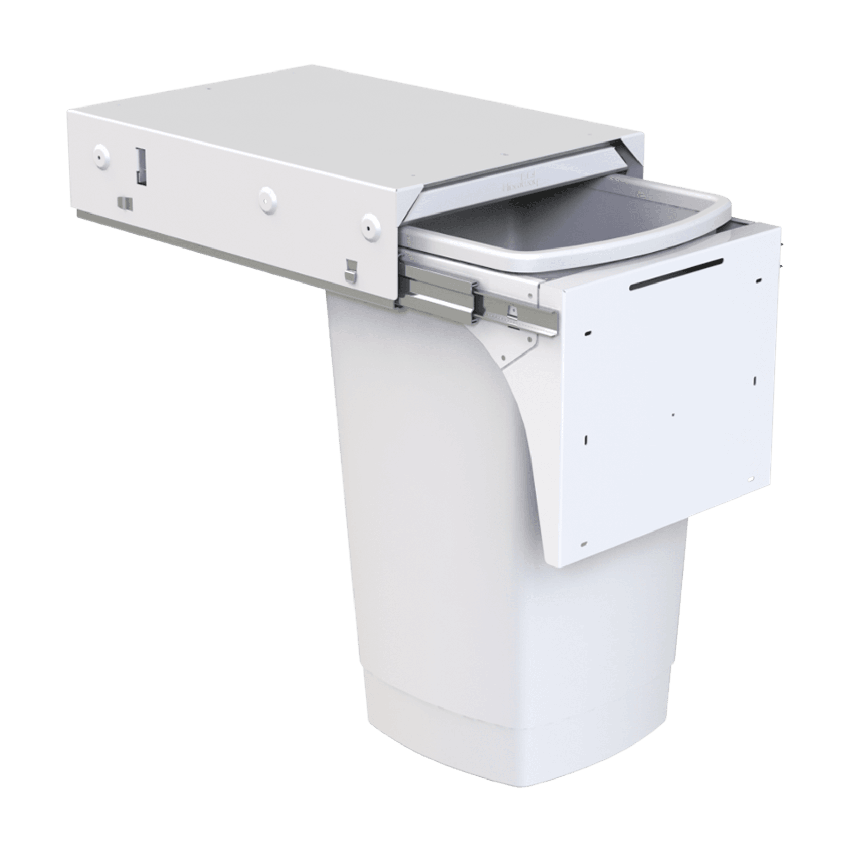 Soft Close Bin Storage - 1 x 50L Bucket - Door Pull gallery detail image
