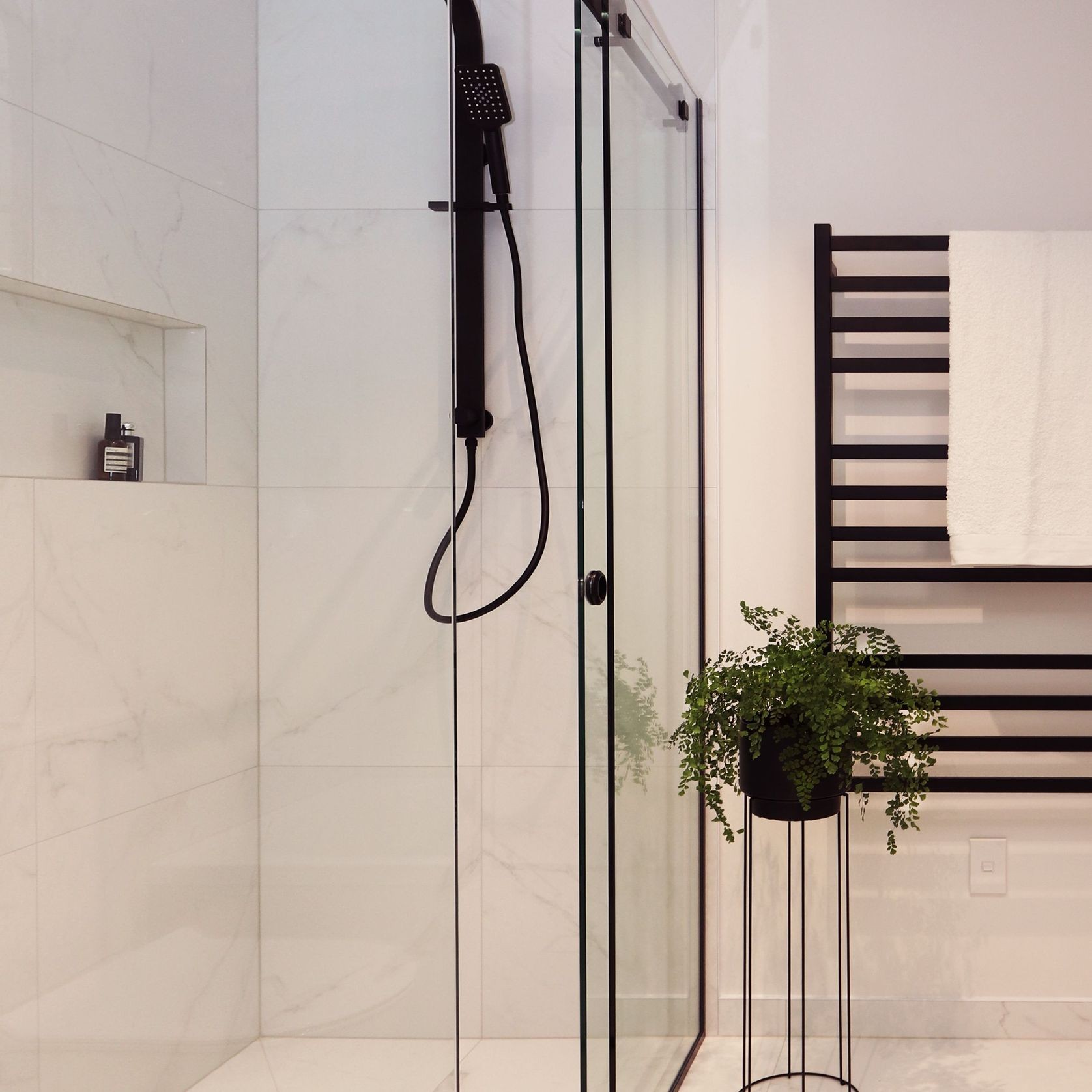 Code Square Heated Towel Ladders gallery detail image