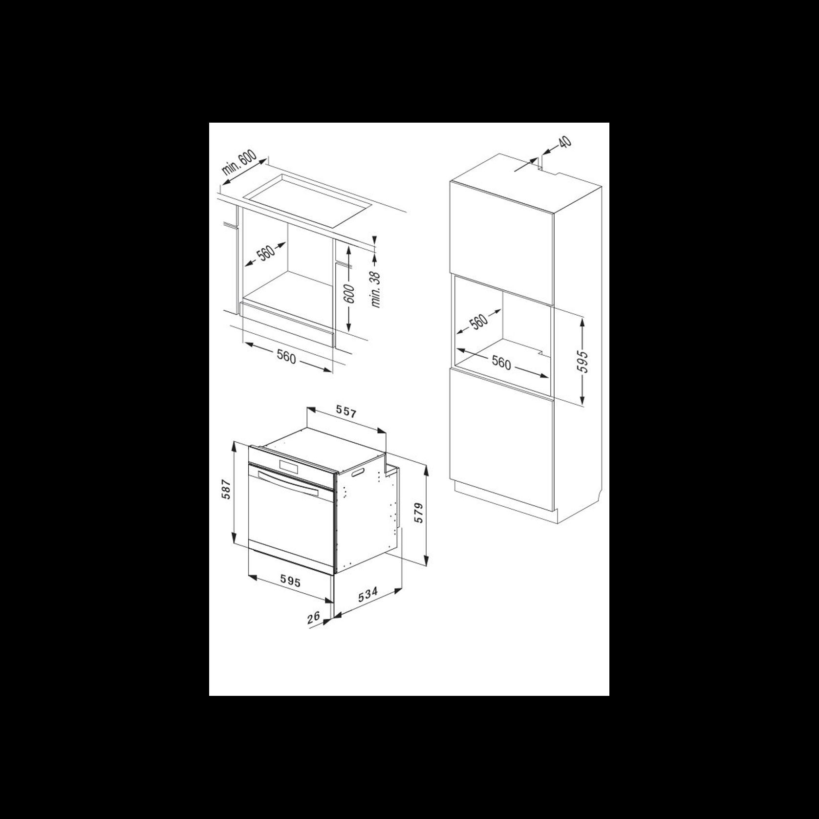 Kleenmaid K-Touch Hydrolytic Oven gallery detail image