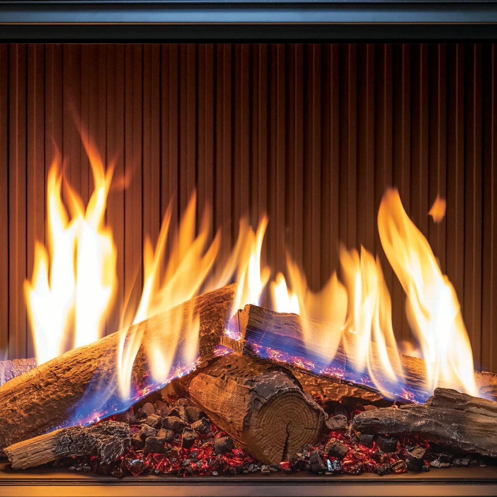 Rinnai Linear 800 Gas Fireplace with FlameTech gallery detail image