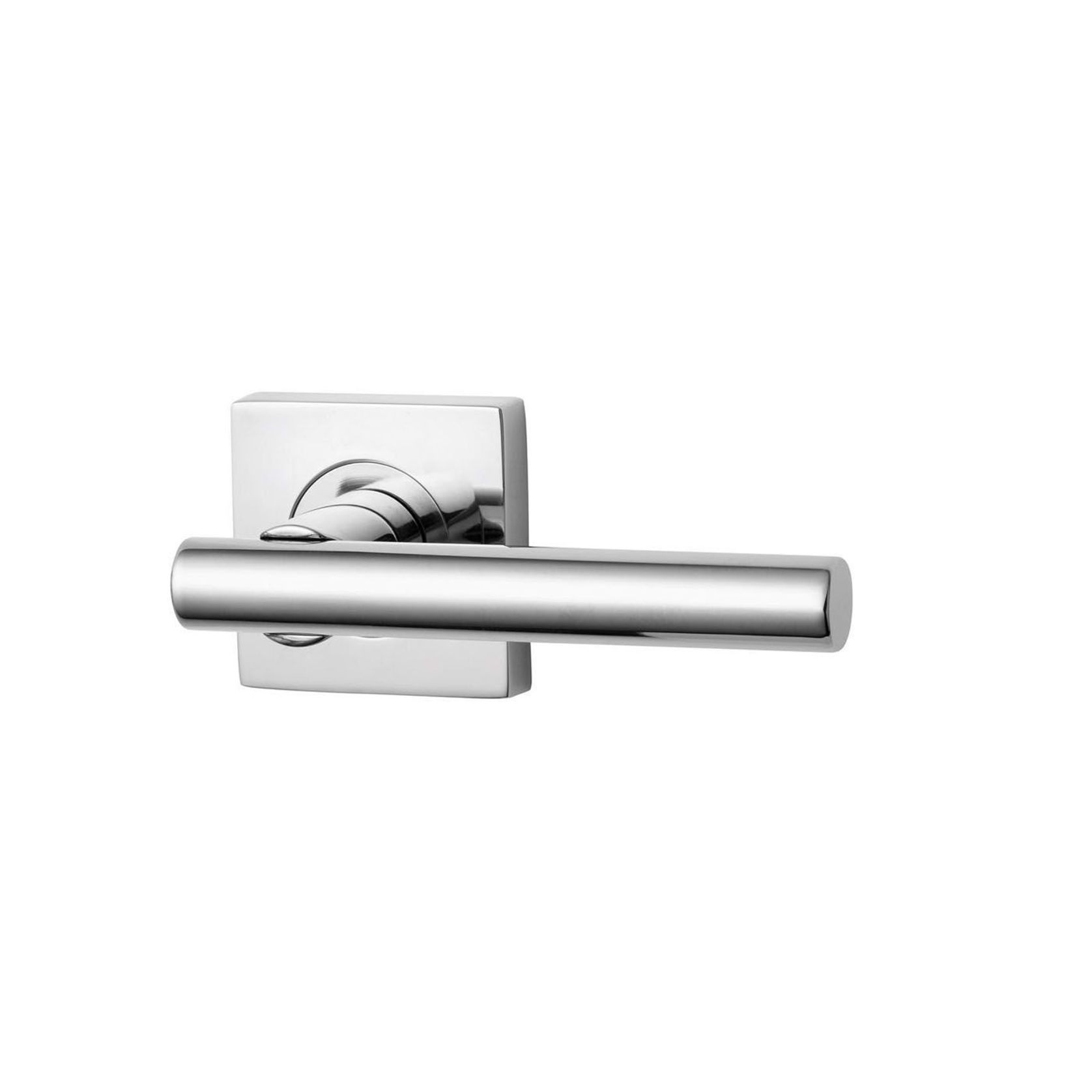 Lockwood 1420 Square Series Brass Door Handles gallery detail image
