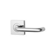 Lockwood 1420 Square Series Brass Door Handles gallery detail image