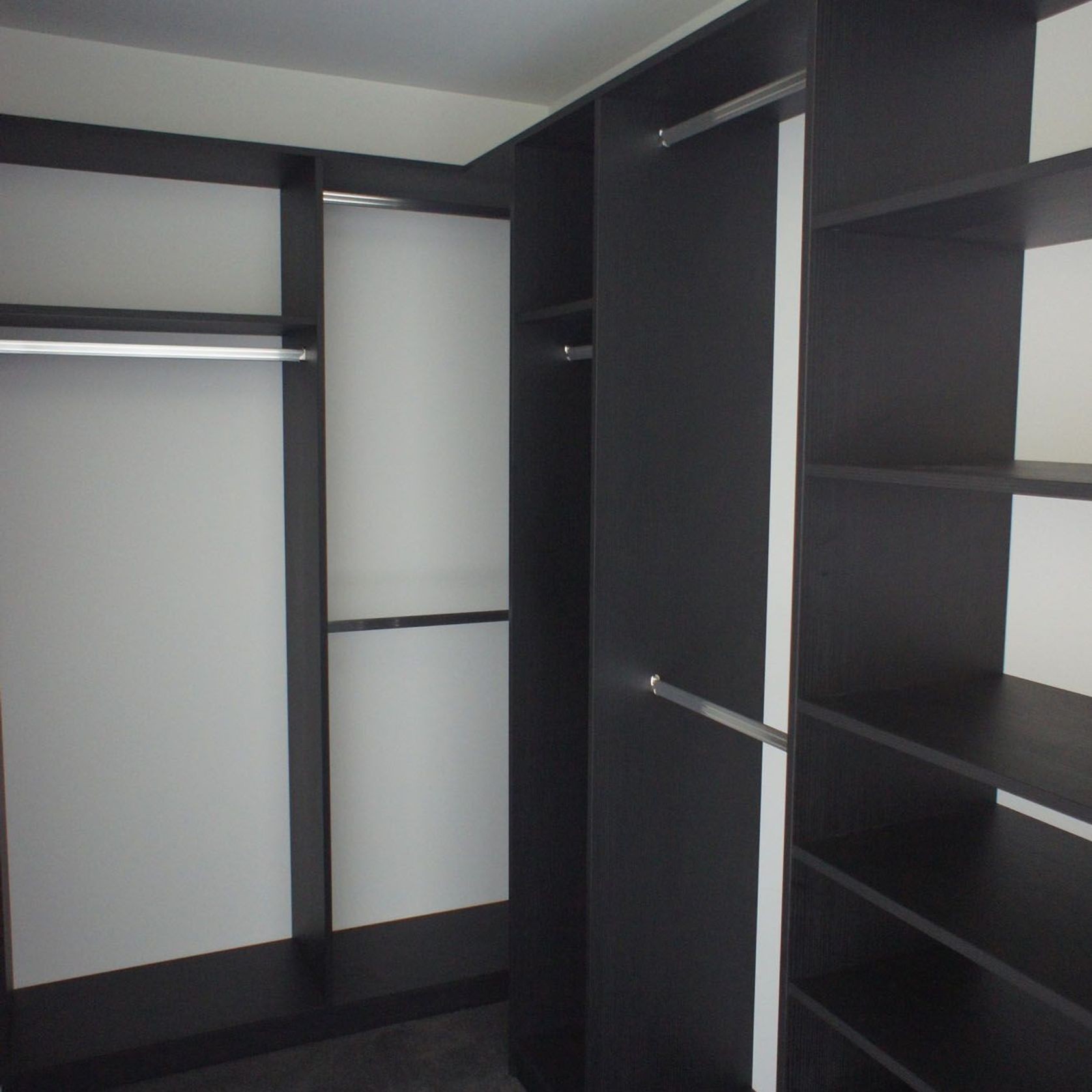 METRO range - Wardrobe in "Black" with textured finish gallery detail image
