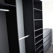 METRO range - Wardrobe in "Black" with textured finish gallery detail image