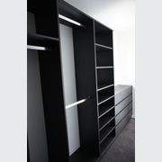 METRO range - Wardrobe in "Black" with textured finish gallery detail image