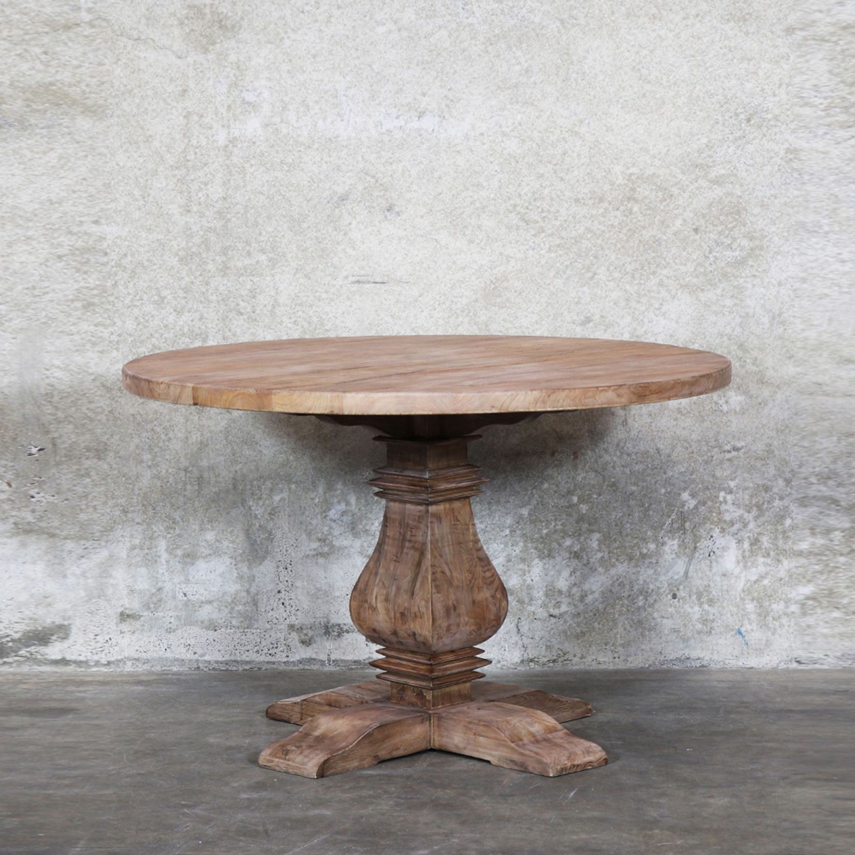 Mulhouse Round Elm Dining Table - 140cm gallery detail image