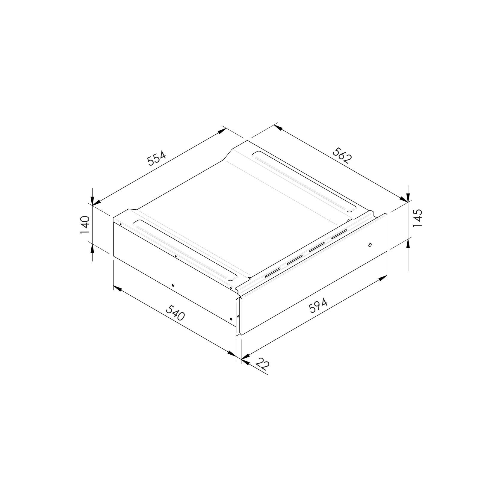 Kleenmaid Multi-Function Culinary Drawer 15cm gallery detail image