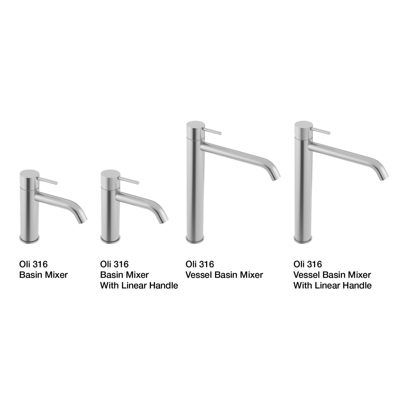 Oli 316 Basin Mixer gallery detail image