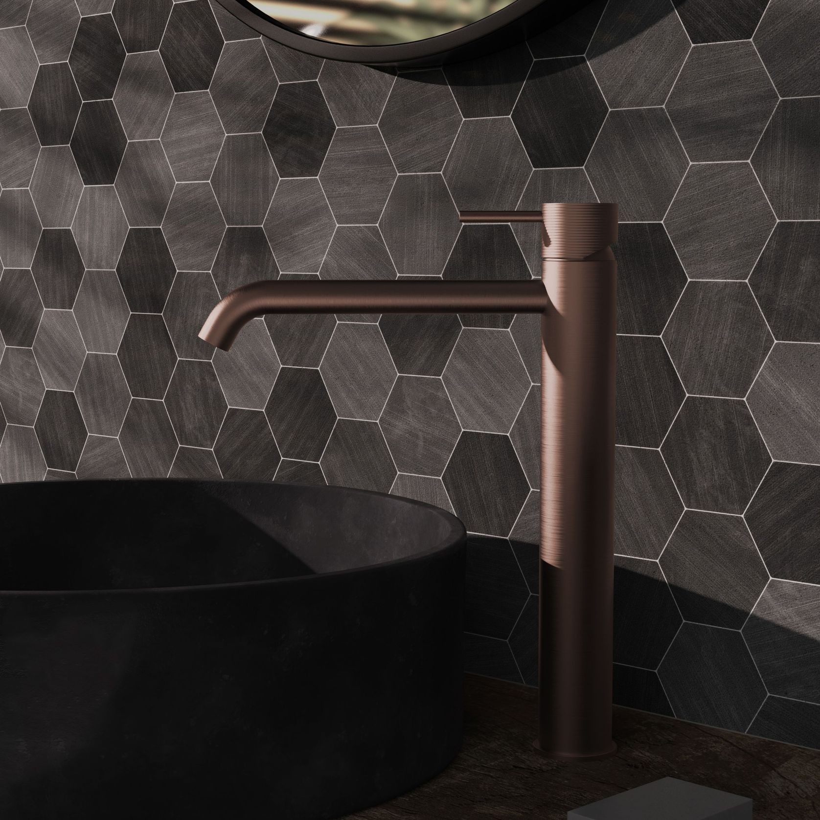 Oli 316 Vessel Basin Mixer gallery detail image