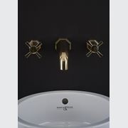 Perrin & Rowe Deco Wall Mounted Basin Taps gallery detail image