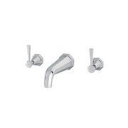Perrin & Rowe Deco Wall Mounted Basin Taps gallery detail image