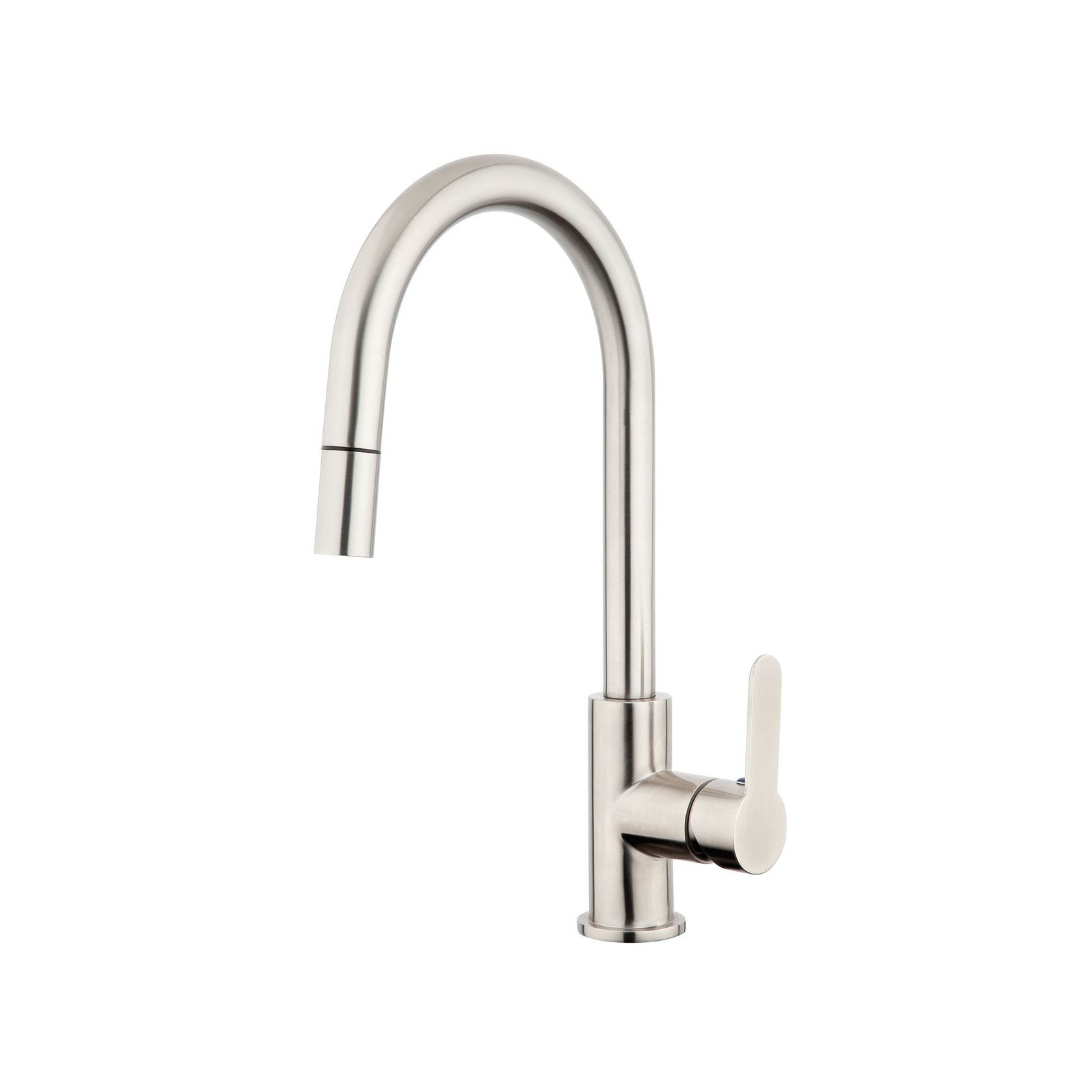 Stainless Gooseneck Pull Out Sink Mixer - Cold Start gallery detail image