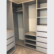URBAN range -  Wardrobe in "Silver Haze" Melamine gallery detail image