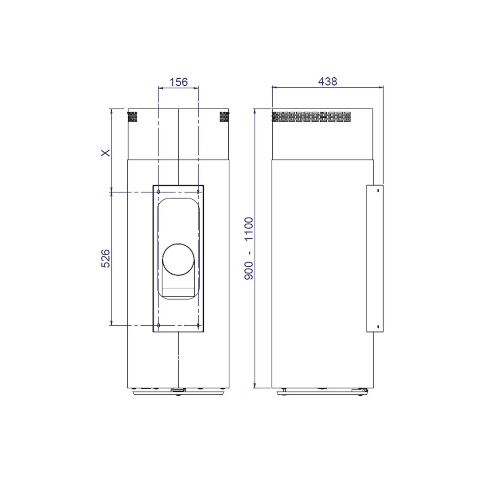 Kleenmaid Wall Mounted Rangehood 40cm gallery detail image