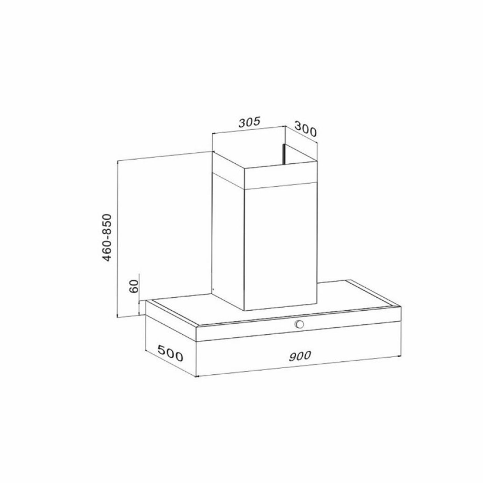 Kleenmaid Wall Mounted Rangehood 90cm gallery detail image