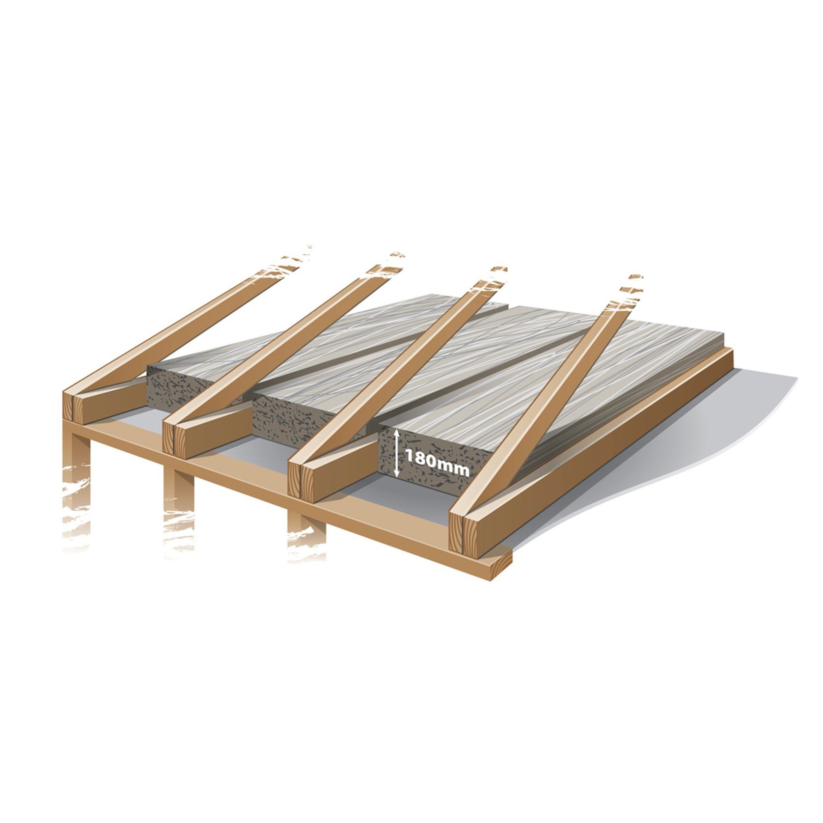 Wool Blend Ceiling Insulation gallery detail image