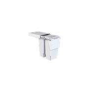 Compact Bin Storage - 2 x 35 Litre Bucket - Door Pull gallery detail image
