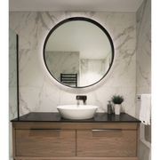 Elite Halo Round Stone Framed Mirror gallery detail image