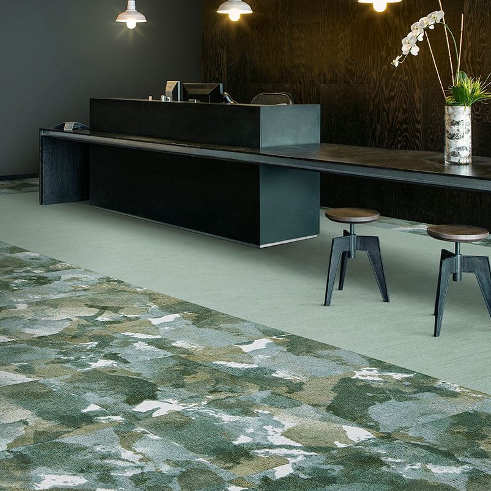 modulyss® Fluid& carpet tiles gallery detail image