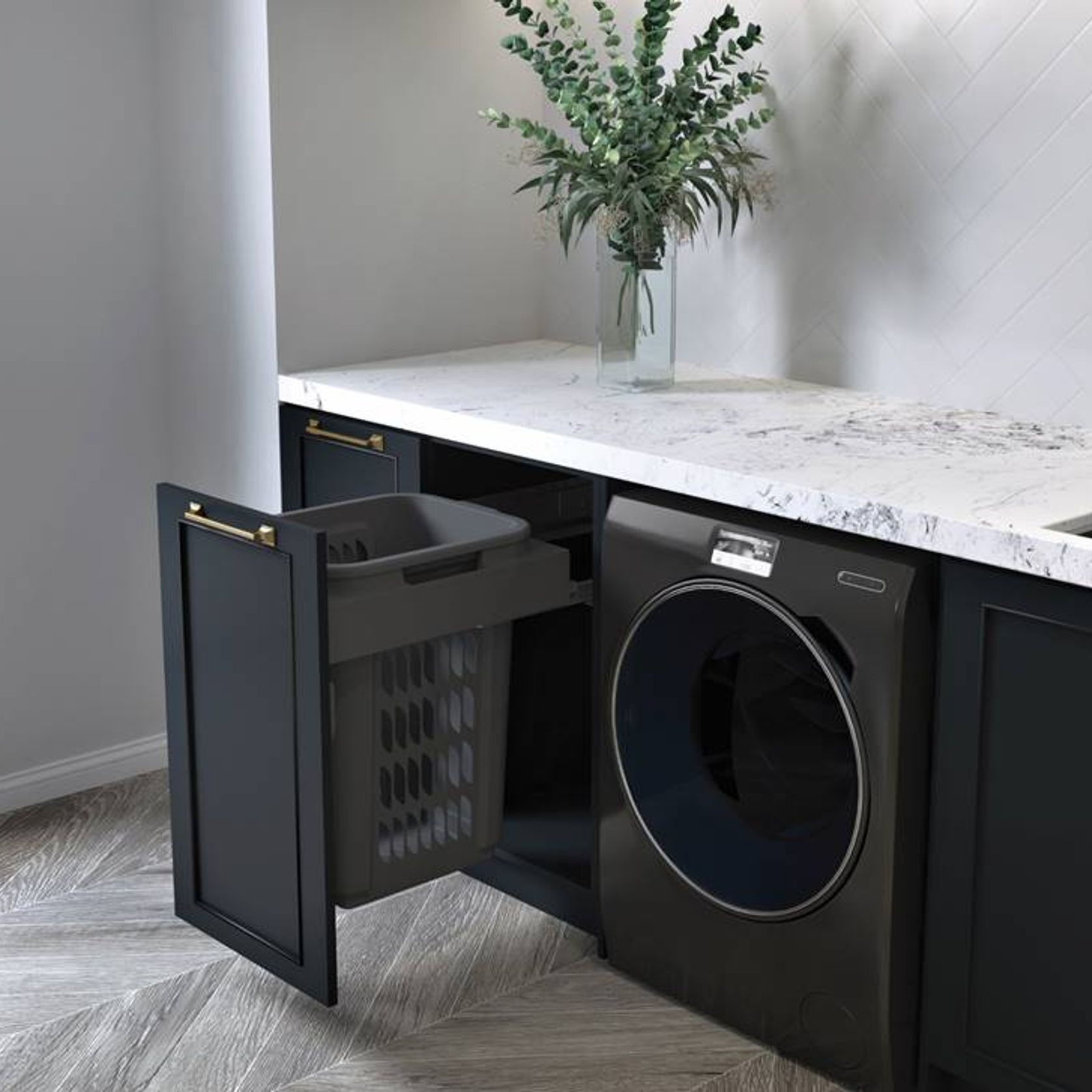 Concelo 1 x 60L Laundry Hamper gallery detail image