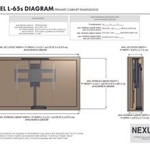 Nexus 21 L65s Hidden Swivel TV Lift gallery detail image