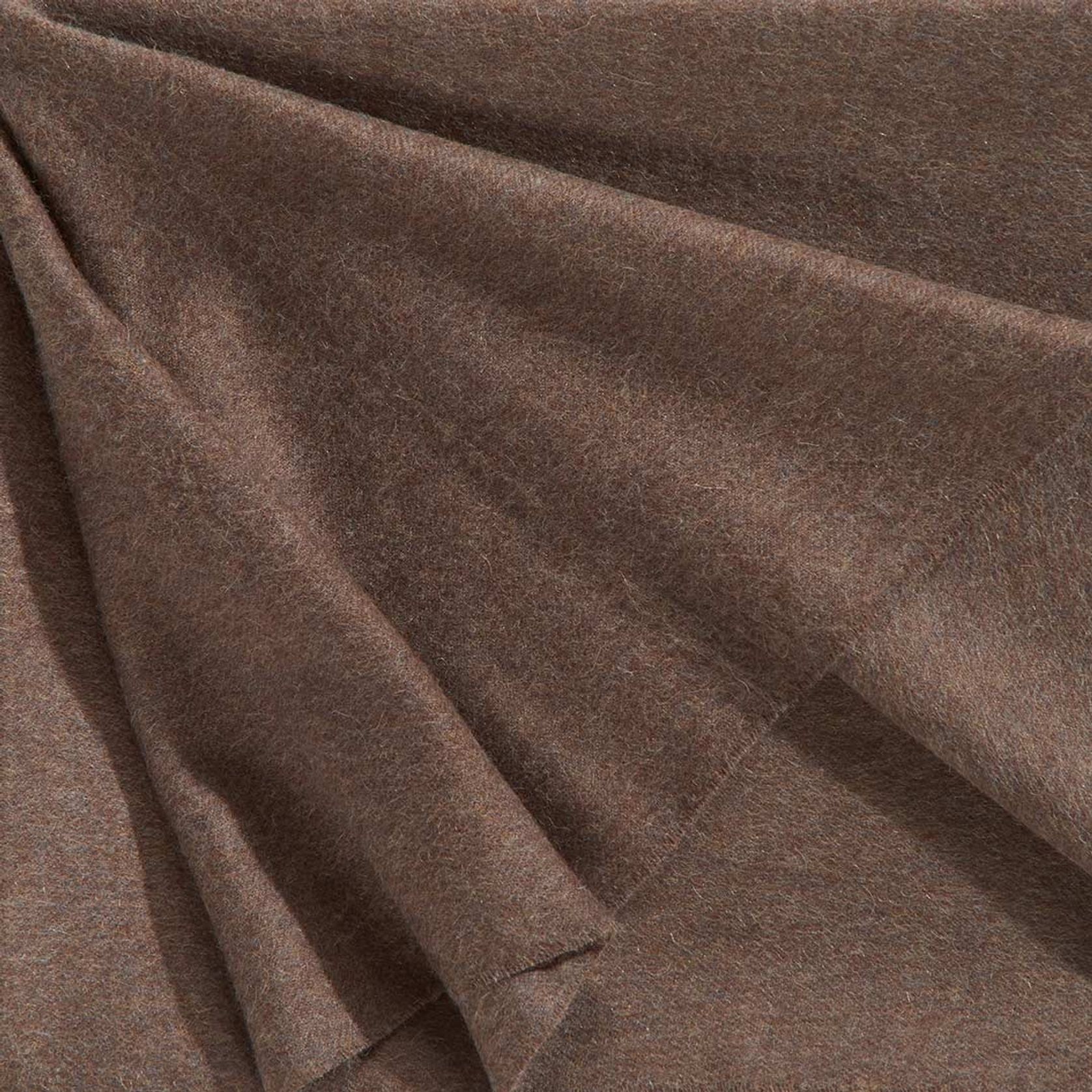 Fischbacher 1819 Alpaca Throw - Puro Mocha gallery detail image