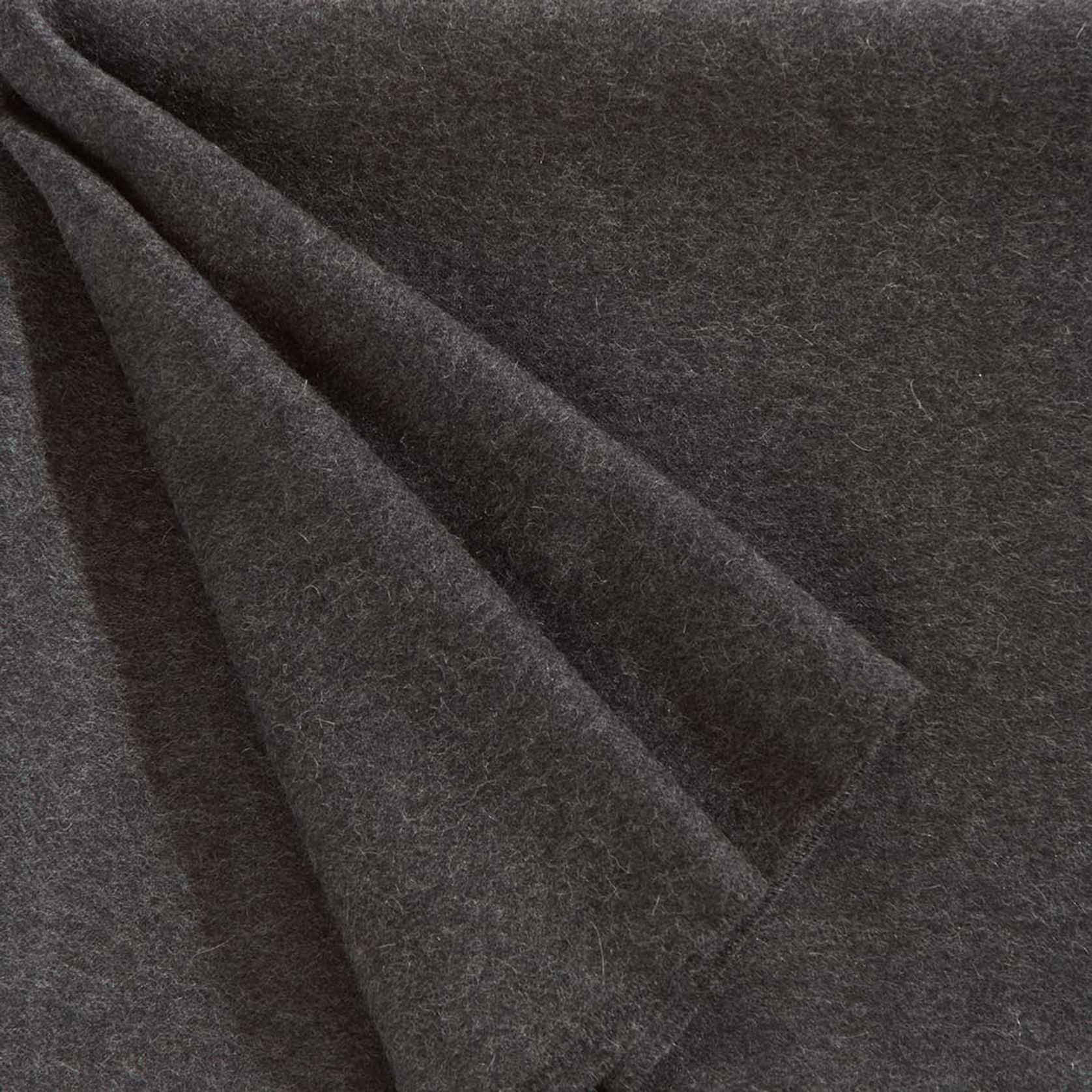 Fischbacher 1819 Alpaca Throw - Puro Charcoal gallery detail image