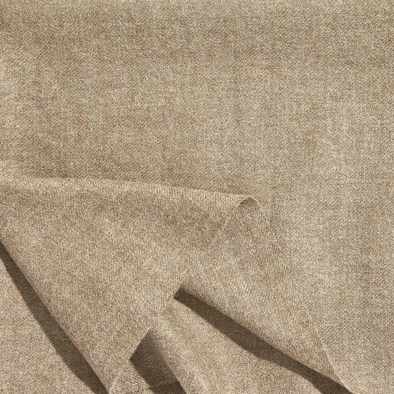Fischbacher 1819 Alpaca Throw - Puro Almond gallery detail image