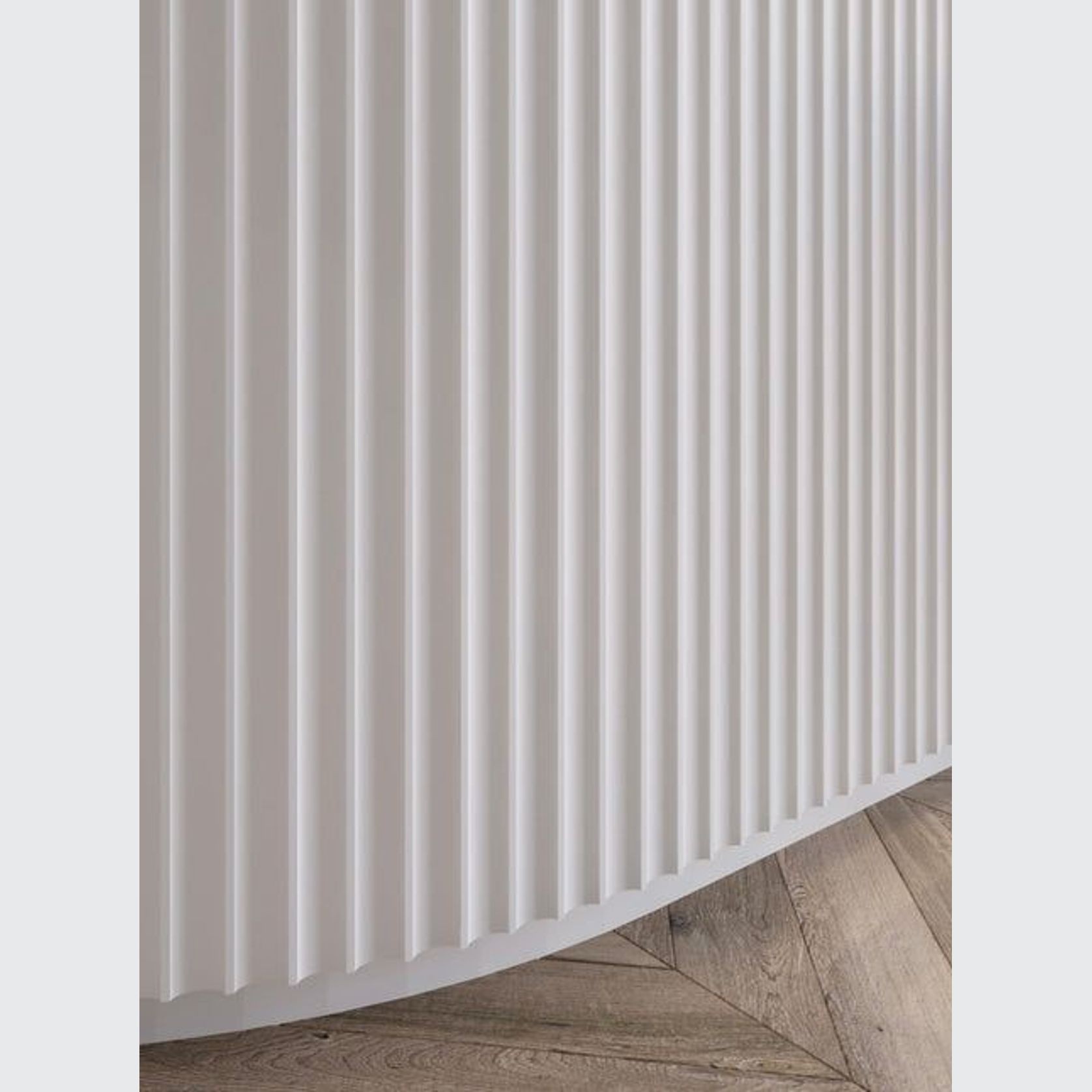 Linear Flex - Waved - Primed Wall Panelling gallery detail image