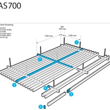SAS700 Linear Ceilings gallery detail image