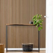 Natural Oak Acoustic Slat Wood Wall Panels gallery detail image