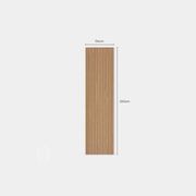 Natural Oak Grey Felt Acoustic Slat Wood Wall Panels gallery detail image