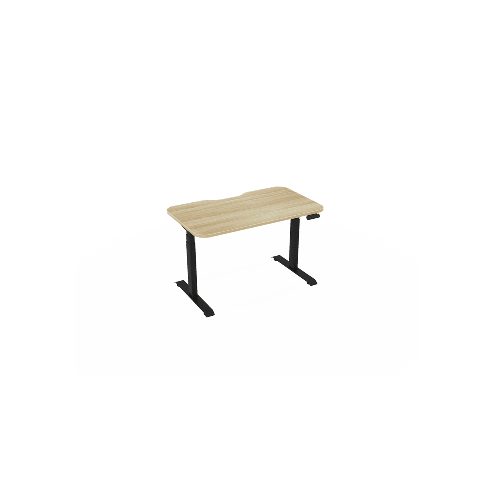 Haven Electric Standing Desk - Radius Top gallery detail image